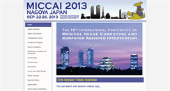 Desktop Screenshot of miccai2013.org
